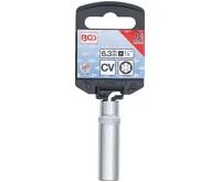 BGS Hlavice nástrčná 1/4" "Super Lock" prodloužená, 10 mm (2)
