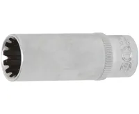 BGS Hlavice nástrčná 1/4" 12 mm, prodloužená, "GearLock" BGS Hlavice nástrčná 1/4" 12 mm, prodloužená, "GearLock"