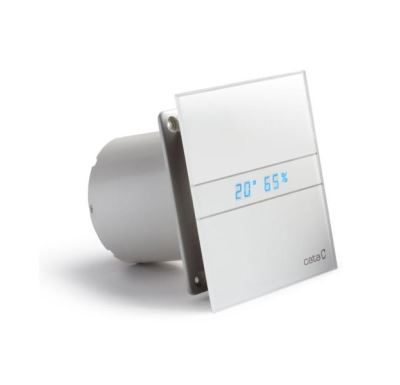 CATA ventilátor e120 GTH sklo hygro časovač bílý