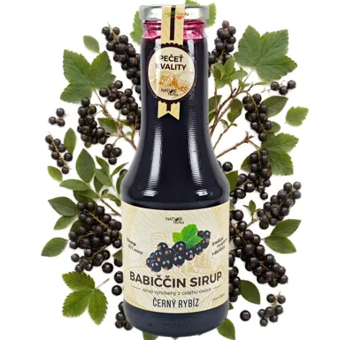 Nature NoTea s.r.o. Babiččin sirup Černý rybíz 0.5l