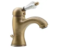 SAPHO KIRKÉ CRYSTAL stojánková umyvadlová baterie s výpustí, páčka krystal, bronz SAPHO KIRKÉ CRYSTAL stojánková umyvadlová baterie s výpustí, páčka krystal, bronz