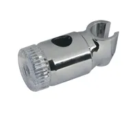 Sprchová souprava, jednopolohová sprcha, sprchová hadice, nastavitelný držák, plast/chrom (4)