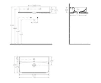 ISVEA SISTEMA U keramické umyvadlo 70x38cm, bílá (8)
