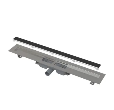 ALCAPLAST Sprchový liniový žlab nerezový, bez okraje, s roštem pro vložení dlažby, délka 1150 mm APZ115-1150