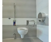 SAPHO HANDICAP opěrné pevné madlo tvar U 813mm, nerez lesk (7)