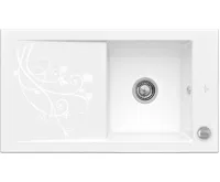 Keramický dřez Villeroy & Boch Timeline 900.0E Bílá keramika La Rose (1)