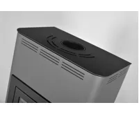 HS Flamingo Krbová kamna AQUAFLAM ® 7 s výměníkem - šedá, automatická regulace (23)