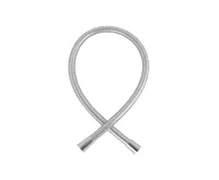 Sprchová hadice dvouzámková 55 cm, propojovací, nerez