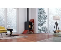 HS Flamingo Krbová kamna FLAMINGO DELUXE ® KAMPA pravá, červená (18)