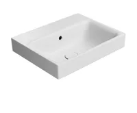 GSI NUBES keramické umyvadlo 50x40cm, bez otvoru, bílá mat GSI NUBES keramické umyvadlo 50x40cm, bez otvoru, bílá mat