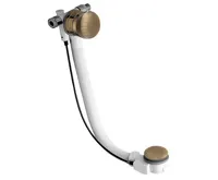 POLYSAN Vanová souprava s napouštěním, bovden, délka 775mm, zátka 72mm, bronz