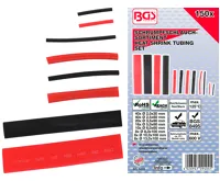 BGS Dutinky smršťovací, červené/černé, 150dílná sada BGS Dutinky smršťovací, červené/černé, 150dílná sada