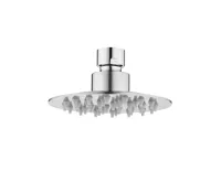 Talířová sprcha horní, Slim, kulatá, ø 100 mm, s kloubem, nerez (1)