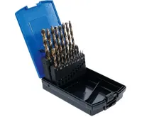 BGS Vrtáky spirálové, HSS-G M35 kobaltová ocel, 1 - 10 mm, 19dílná sada (1)