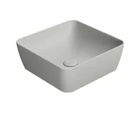 GSI SAND/NUBES keramické umyvadlo na desku 38x38cm, cenere mat GSI SAND/NUBES keramické umyvadlo na desku 38x38cm, cenere mat