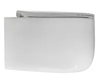 KERASAN NOLITA závěsná WC mísa, Rimless, 35x55cm, bílá (6)