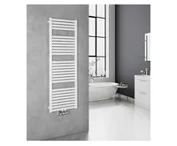 AQUALINE TONDI otopné těleso rovné 450x1330 mm, středové připojení, bílá (1)