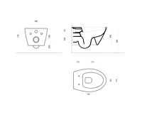 GSI MODO závěsná WC mísa, Swirlflush, 37x52cm, černá dual-mat (5)