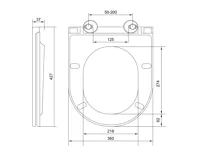 WC závěsné kapotované, RIMLESS, 490x370x360, keramické, vč. sedátka CSS113S (11)