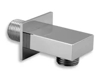 NOVASERVIS Stěnový vývod sprchy hranatý chrom - D/HRANA,0 NOVASERVIS Stěnový vývod sprchy hranatý chrom - D/HRANA,0