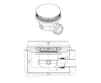 POLYSAN Vaničkový sifon, průměr 90mm, DN40, krytka bílá (4)