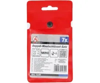 BGS Sada oboustranných plochých klíčů, mini provedení, 3 - 5,5 mm, 7dílná (2)