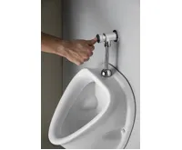AQUALINE Samouzavírací nástěnný ventil pro urinál, chrom (4)