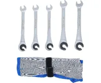 BGS Klíče očkoploché ráčnové,  otevřené, 5dílná (2)