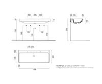 GSI SAND keramické dvojumyvadlo 120x50 cm, bílá ExtraGlaze (8)