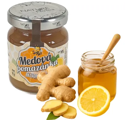 Nature NoTea s.r.o. Medová pomazánka NoTea Citon & Zázvor 65g