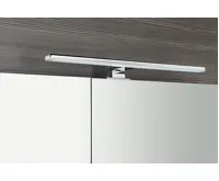 SAPHO MIRRÓ galerka s LED osvětlením, 80x70x16cm, bílá (5)