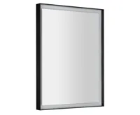 SAPHO SORT zrcadlo s LED osvětlením 60x80cm, senzor, 2700-6500K, černá mat