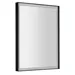 SAPHO SORT zrcadlo s LED osvětlením 60x80cm, senzor, 2700-6500K, černá mat