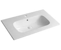 SAPHO PIEDRA keramické umyvadlo nábytkové 81x46,5cm, bílá