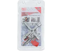 BGS Klíč pro rozvodné skříně, 5 rozměrů (3)