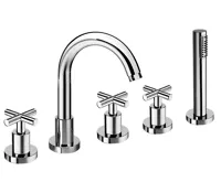 SAPHO AXIA pětiprvková baterie na okraj vany, sprcha Link, chrom SAPHO AXIA pětiprvková baterie na okraj vany, sprcha Link, chrom