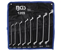 BGS Klíče očkové vyhnuté 6,0 - 22,0 mm, sada 8 dílů BGS Klíče očkové vyhnuté 6,0 - 22,0 mm, sada 8 dílů