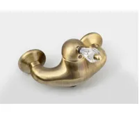 SAPHO KIRKÉ CRYSTAL nástěnná sprchová baterie, páčka krystal, bronz (3)