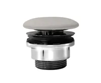 GSI GSI umyvadlová výpust 5/4“, neuzavíratelná, keramická zátka, 5-65mm, creta mat