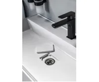 SAPHO GODIVA umyvadlo, litý mramor, 68x44cm, bílá (9)