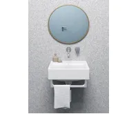 GSI NUBES keramické umývátko 40x32cm, bez otvoru, bílá ExtraGlaze (4)