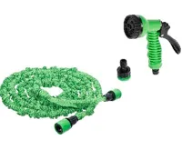 BGS Zahradní smršťovací hadice s ruční sprchou se 7 funkcemi ,  3 - 10m (1)