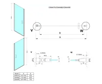 GELCO LORO sprchové dveře 700mm, čiré sklo (6)