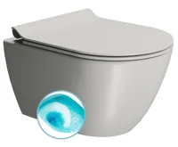 GSI PURA závěsná WC mísa, Swirlflush, 36x50cm, cenere dual-mat GSI PURA závěsná WC mísa, Swirlflush, 36x50cm, cenere dual-mat