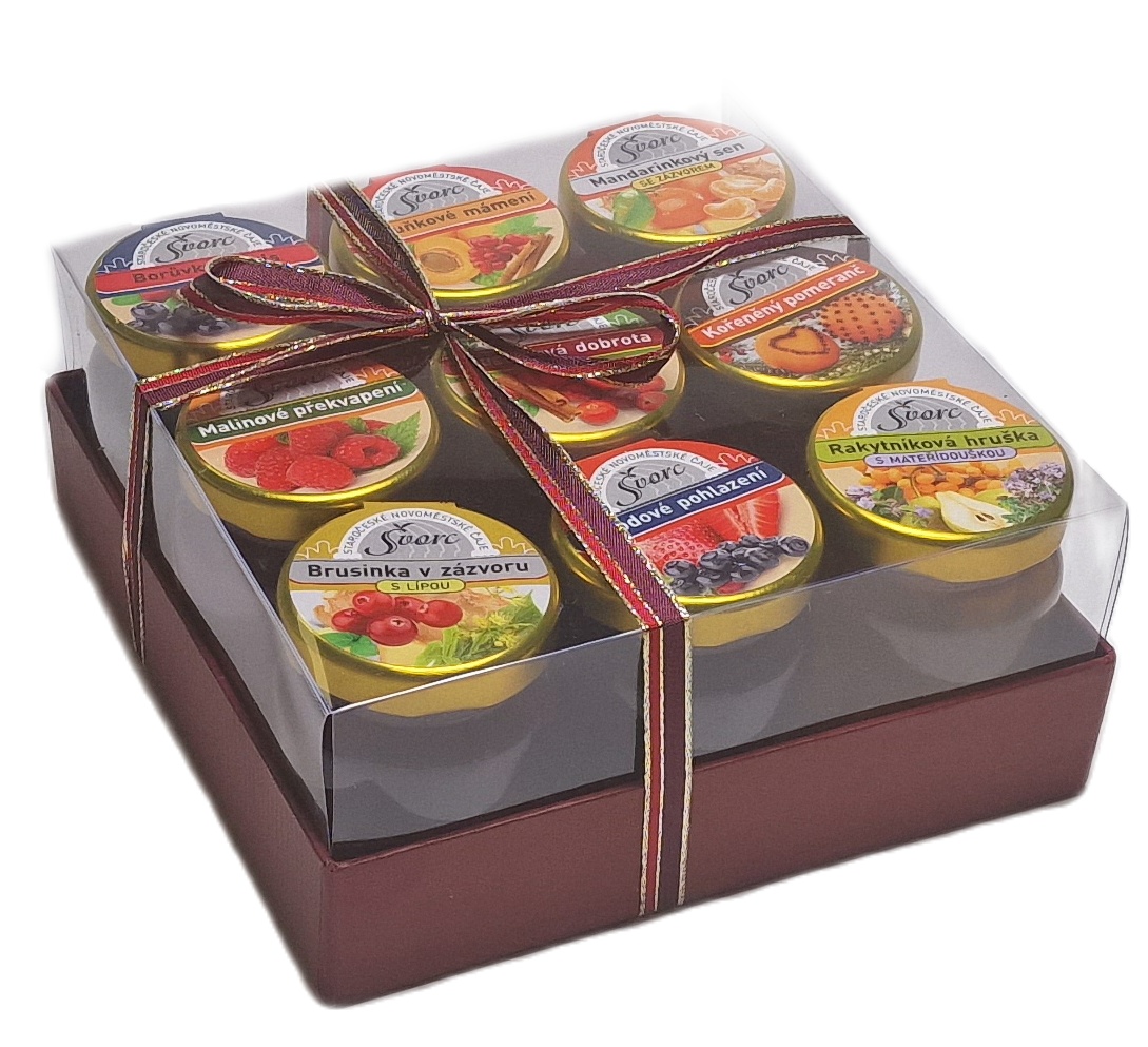 Milan švorc dárková kazeta staročeské novoměstské čaje 9x60ml