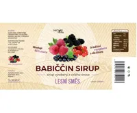 Nature NoTea s.r.o. Babiččin sirup Lesní směs 0,5l (1)