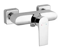 NOVASERVIS Nástěnná sprchová baterie bez přísl. ALGEO SQUARE chrom - BAQ7