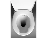 SAPHO HANDICAP WC kombi zvýšený sedák, Rimless, zadní odpad, bílá (4)