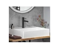 SAPHO SOLARIS stojánková umyvadlová baterie, černá mat (1)