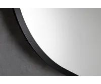 SAPHO ELENA zrcadlo s LED podsvícením 20W, 68x96cm, černá mat (13)